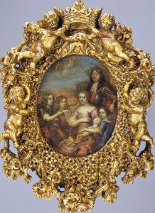 Willem Hadriaan van Nassau (1623-1705), heer van Odijk, met zijn vrouw en kinderen Willem Hadriaan van Nassau (1623-1705), heer van Odijk, met zijn vrouw en kinderen