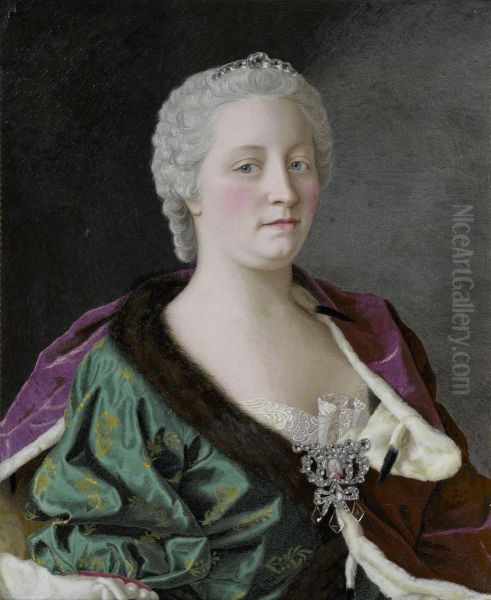 Maria Theresia van Oostenrijk (1717-80), aartshertogin van Oostenrijk, koningin van Hongarije en Bohemen, en Rooms-Duits keizerin - view 1