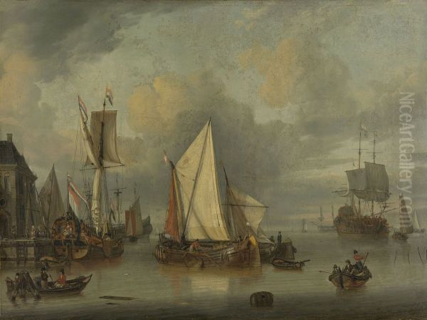 A Calm (Ships in the Harbor by Calm Weather) - view 1