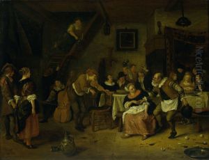 Boerenbruiloft by Jan Steen