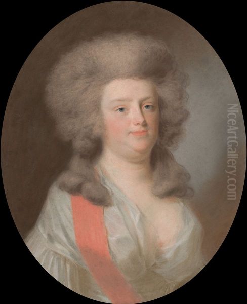 Augusta Maria Carolina van Nassau-Weilburg (1764-1802). Nicht van Willem V, prins van Oranje-Nassau, dochter van zijn zuster Carolina - view 1