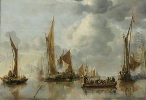 The Home Fleet Saluting the State Barge