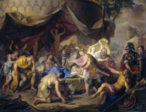 The Death of Epaminondas by Isaac Walraven