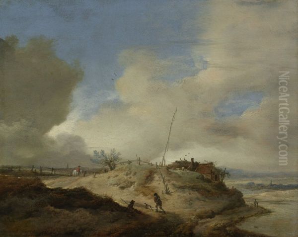 Landschap met seinpaal - view 1
