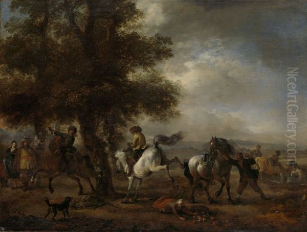 De slaande schimmel - view 1