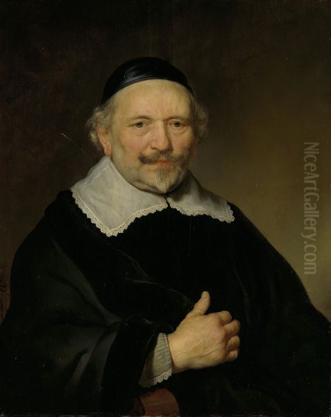 Portret van een man, vermoedelijk Augustijn Wtenbogaert (1577-1655) - view 1