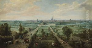 Gezicht op Antwerpen by Jan Wildens