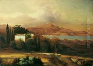 Kustenlandschaft In Der Umgebung Von Nizza
