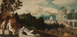 Landschap met Bathseba