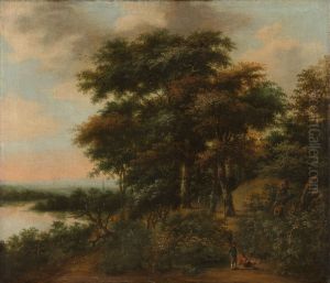 Boomrijk landschap by Antonie Waterloo