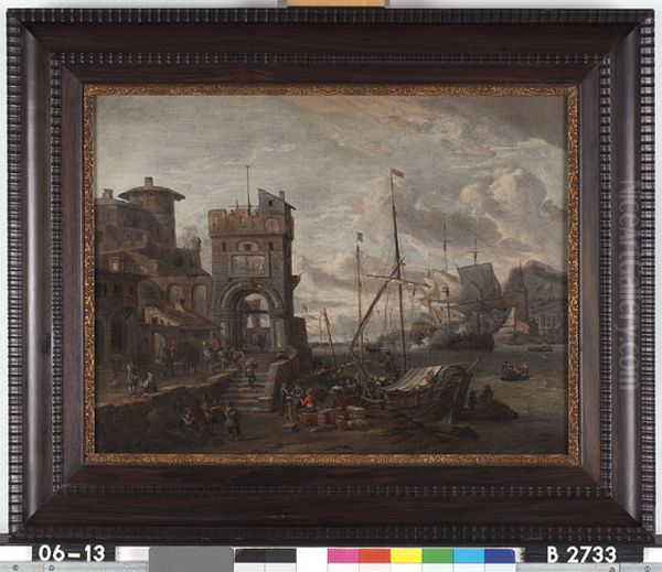 Italiaanse zeehaven - view 1
