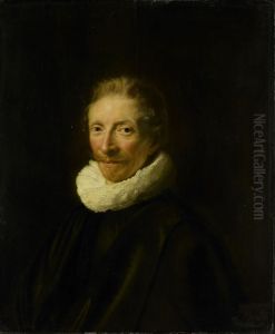 Portret van David de Moor (1598-1643) by Abraham de Vries