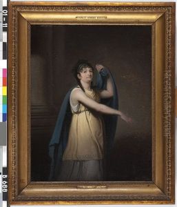 Joanna Cornelia Ziesenis, nee Wattier, as Epicharis in the Play of that name by G M J B Legouve by Charles Howard Hodges