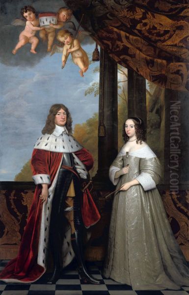 Portrait of Friedrich Wilhelm, Elector of Brandenburg, and his Wife Louise Henriette, Countess of Orange-Nassau - view 1