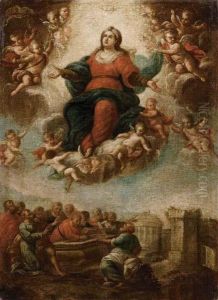 Assunzione Della Vergine by Giovanni Carlone