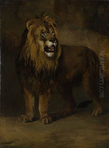 Een leeuw uit de menagerie van koning Lodewijk Napoleon, 1808