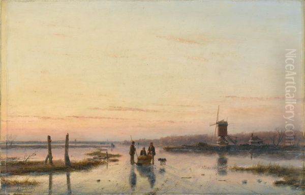 IJsgezicht met molen - view 1