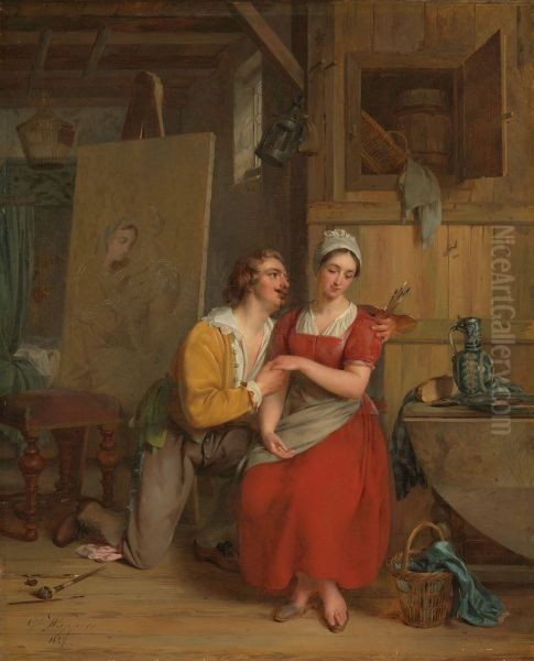 Anthony van Dyck wooing his Model - view 1