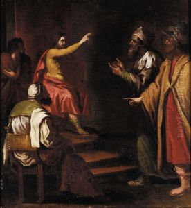 Gesu Tra I Dottori by Giovanni Battista Carlone