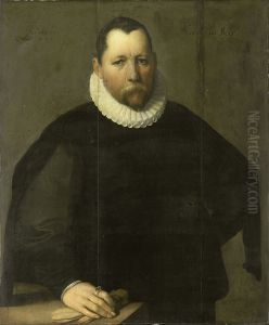 Pieter Jansz Kies (ca 1536-97). Burgemeester van Haarlem by Cornelis van Haarlem