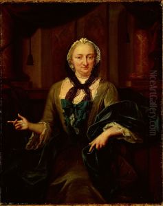 Margaretha Trip (1699-1778). Echtgenote van Harmen Hendrik van de Poll by Jan Maurits Quinkhard