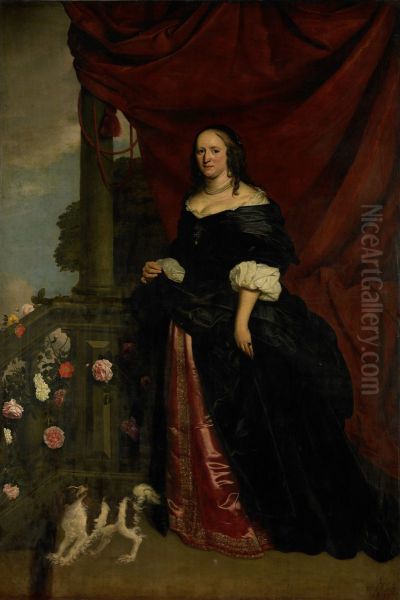 Portret van een vrouw, vermoedelijk Sophia Anna van Pipenpoy (c. 1618-70), gravin Van Schellart - view 1