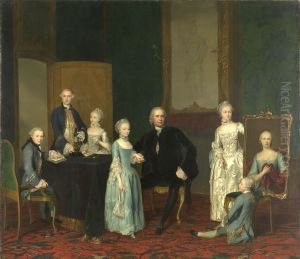 Portrait of Pieter Cornelis Hasselaer (1720-1797) and his Children Portrait of Pieter Cornelis Hasselaer (1720-1797) and his Children