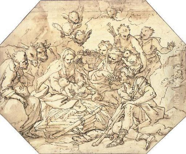 The Adoration Of The Shepherds - view 1