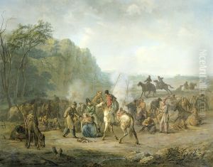 Kozakkennachtleger, 1813 by Louis Moritz