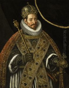 Matthias, keizer van het Heilige Roomse Rijk (1557-1619) by Hans Von Aachen