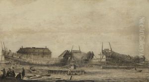 De scheepstimmerwerf der Admiraliteit