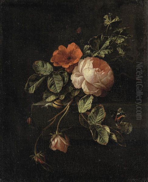 Stilleven met rozen - view 1
