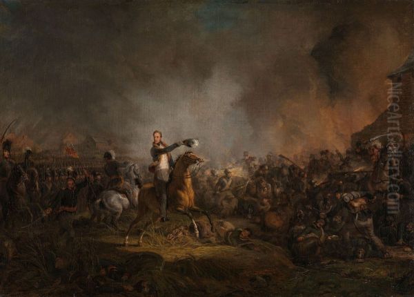 De prins van Oranje bij Quatre-Bras, 16 juni 1815 - view 1