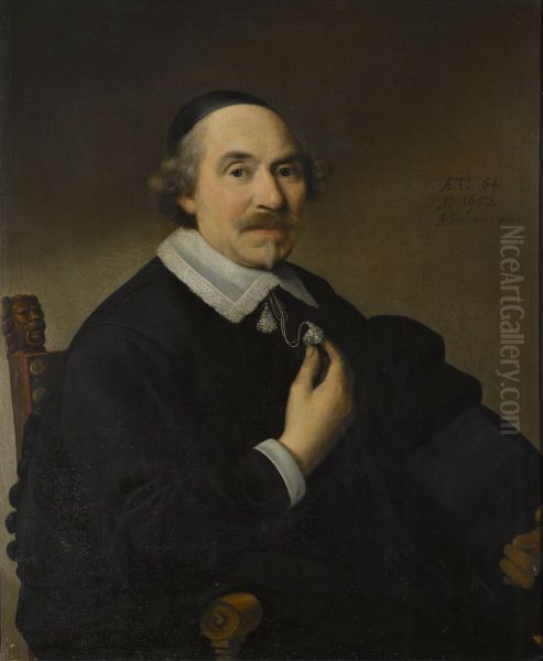 Portret van een man, waarschijnlijk Pieter Anthonisz van Bronckhorst (1588-1661) - view 1