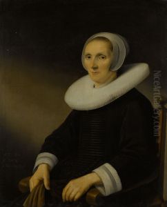 Portret van een vrouw, waarschijnlijk Jacobmina de Grebber (? -1666) Portret van een vrouw, waarschijnlijk Jacobmina de Grebber (? -1666)