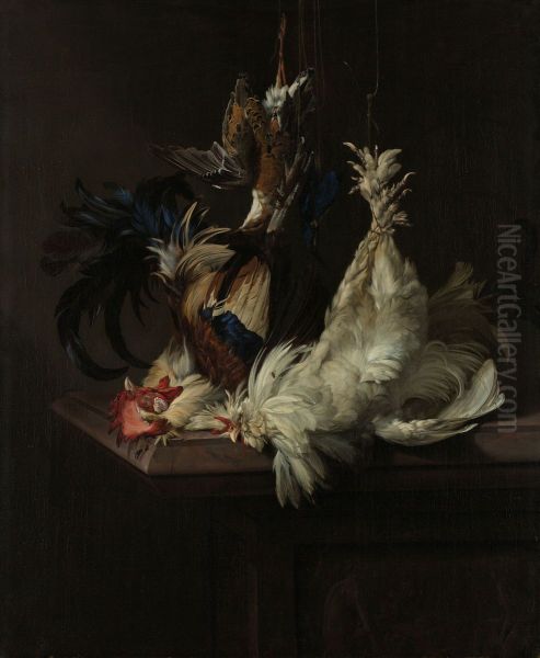 Still life with birds - view 1