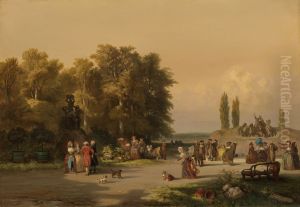 Park in the Vicinity of Paris by Charles Rochussen