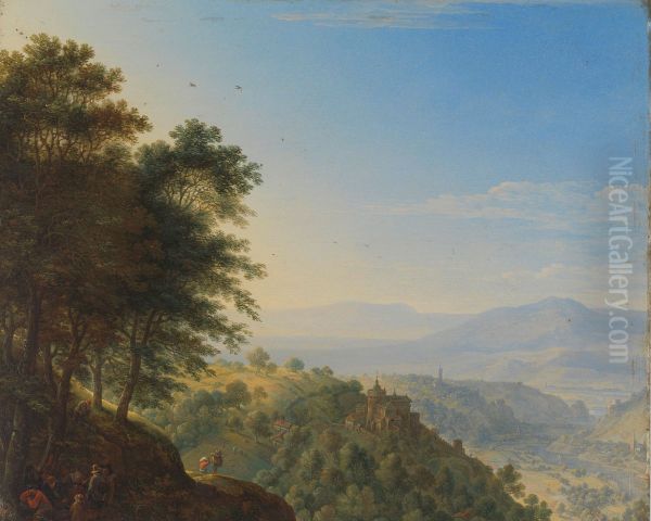 Berglandschap bij Boppard aan de Rijn - view 1