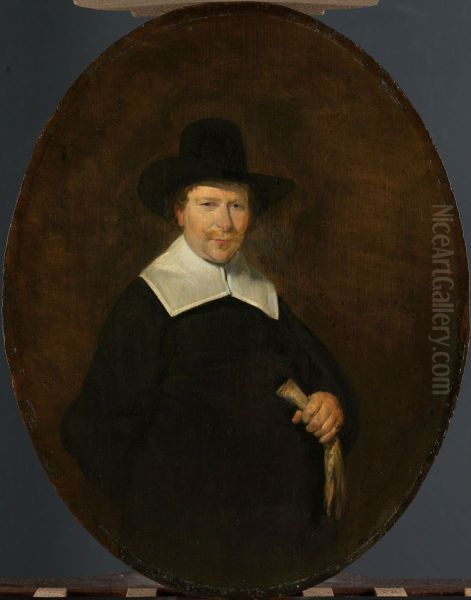 Gerard Abrahamsz van der Schalcke (1609-67). Haarlem Cloth Merchant - view 1