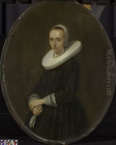 Johanna Bardoel (d after 1667). Wife of Gerard van der Schalcke by Gerard Ter Borch