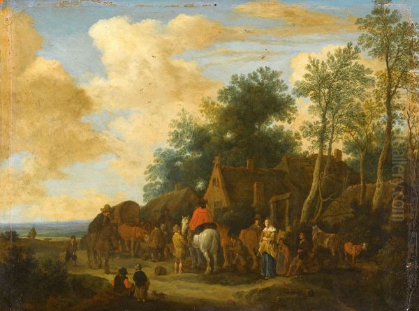 Halte bij een herberg - view 1