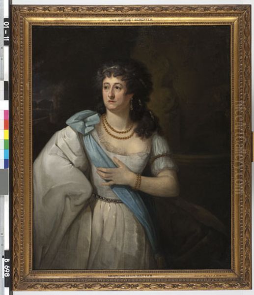 Joanna Cornelia Ziesenis-Wattier (1762-1827). Toneelspeelster, in de rol van Elfride in het gelijknamige toneelstuk van Friedrich Justin Bertuch - view 1