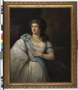 Joanna Cornelia Ziesenis-Wattier (1762-1827). Toneelspeelster, in de rol van Elfride in het gelijknamige toneelstuk van Friedrich Justin Bertuch