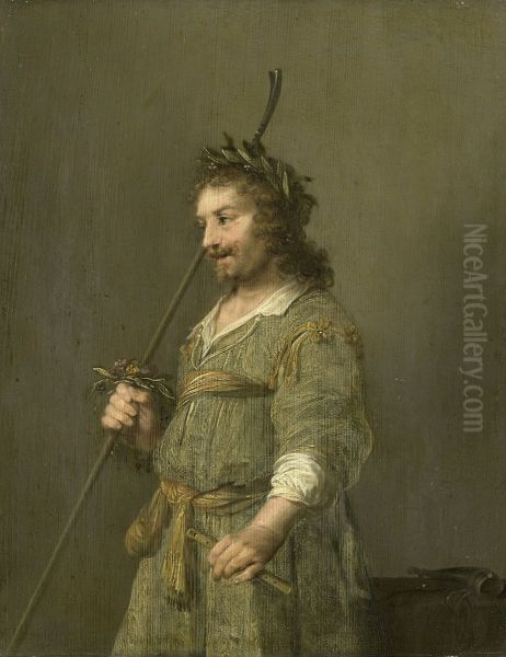 Portret van een man, gekleed als herder - view 1