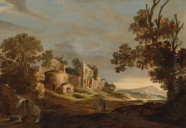 Landschap met de Emmausgangers - view 1
