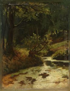 Brook in the Woods near Oosterbeek by Matthijs Maris
