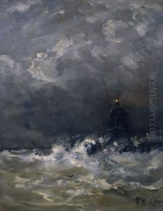 Lighthouse in the Surf