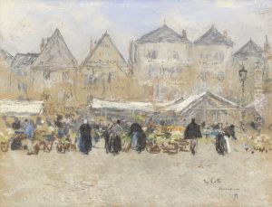 Markt te Beauvais by Siebe Johannes ten Cate