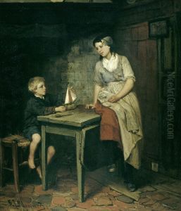 The Fisherman's children by Bernard Blommers
