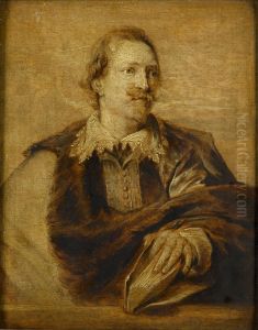 Portrait of Jan Caspar Gevaerts (1593-1666), jurist, historian, philosopher and poet by Sir Anthony Van Dyck
